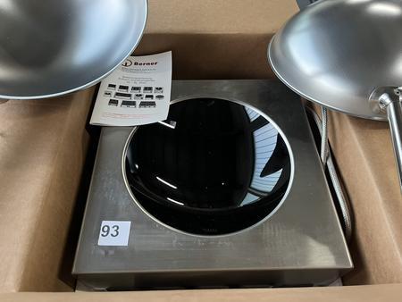 fabriksneue Borner Auftisch Induktionskochplatte BWK 3.5 WOK mit 2 Pfannen fabriksneue Borner Auftisch Induktionskochplatte BWK 3.5 WOK mit 2 Pfannen