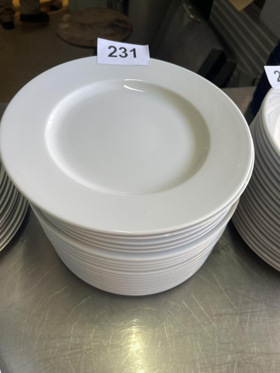 20 Stück Teller flach 27 cm