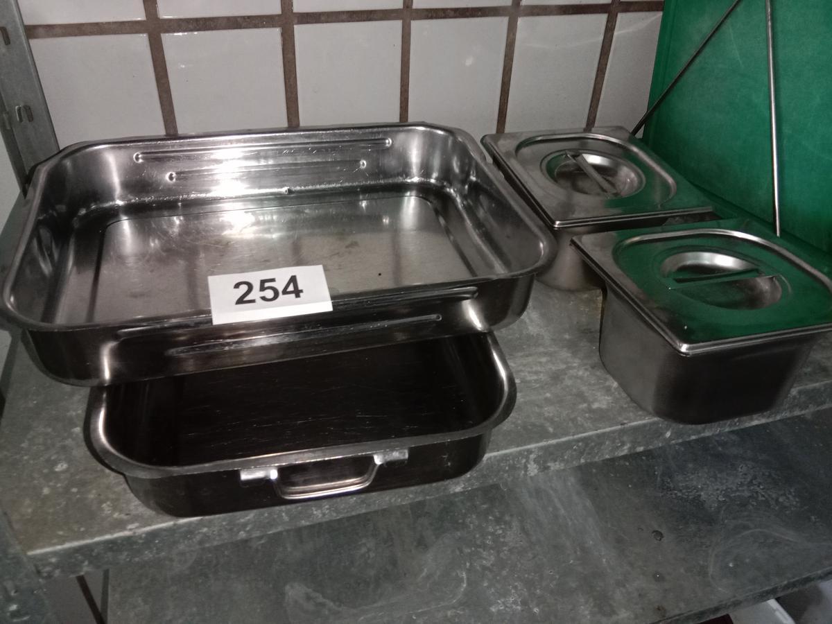 2 Stk. Bratpfannen , 2 Stück GN Behälter