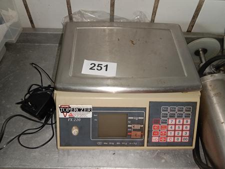 TOPERZER Tischwaage FX 200 max 5 kg/ 5 g TOPERZER Tischwaage FX 200 max 5 kg/ 5 g