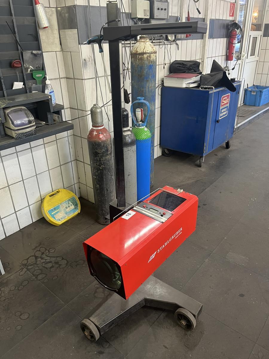 Stahlgruber Schweinwerfereinstellgerät
