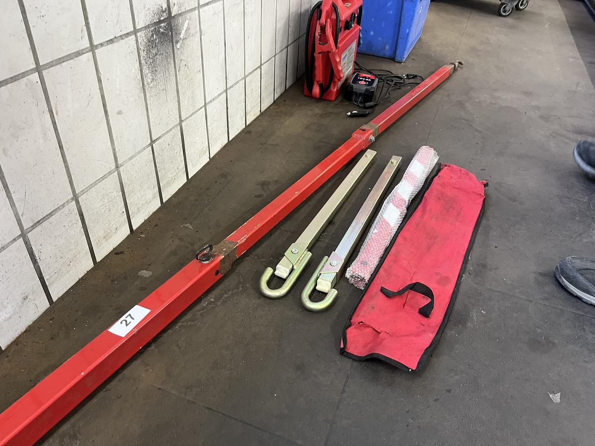 Abschleppstangenste mit umfangreichen Zubehör