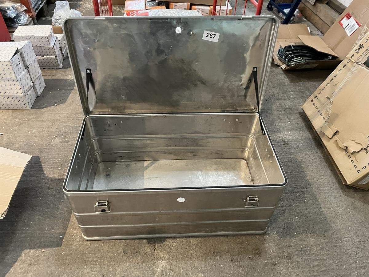 Alu-,Werkzeugkiste ohne Inhalt ca. 85/45 cm