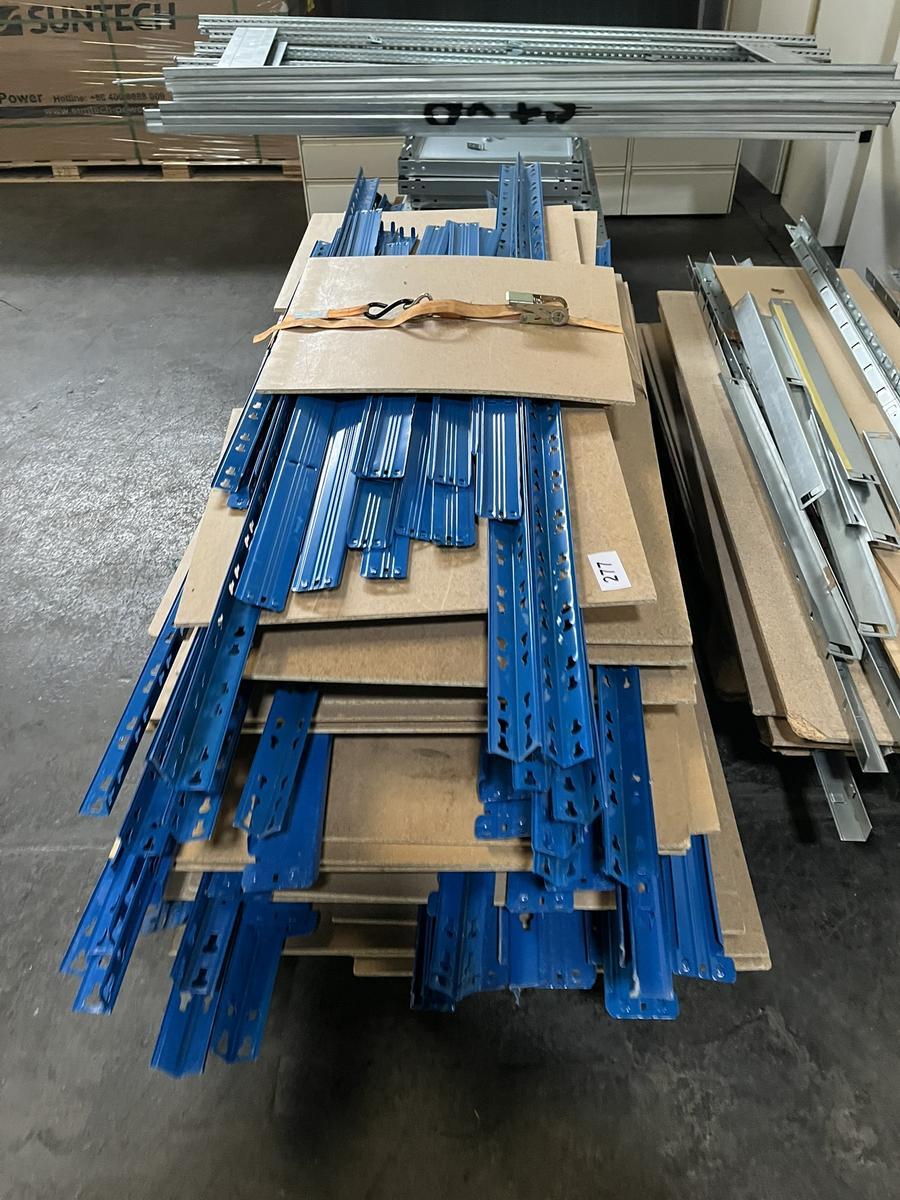 Schwerlastregal, blau, 6.5 lfm x 60cm x 185cm und 3.5 lfm x 50cm x 180cm?d=2025-11-28 15:39:30