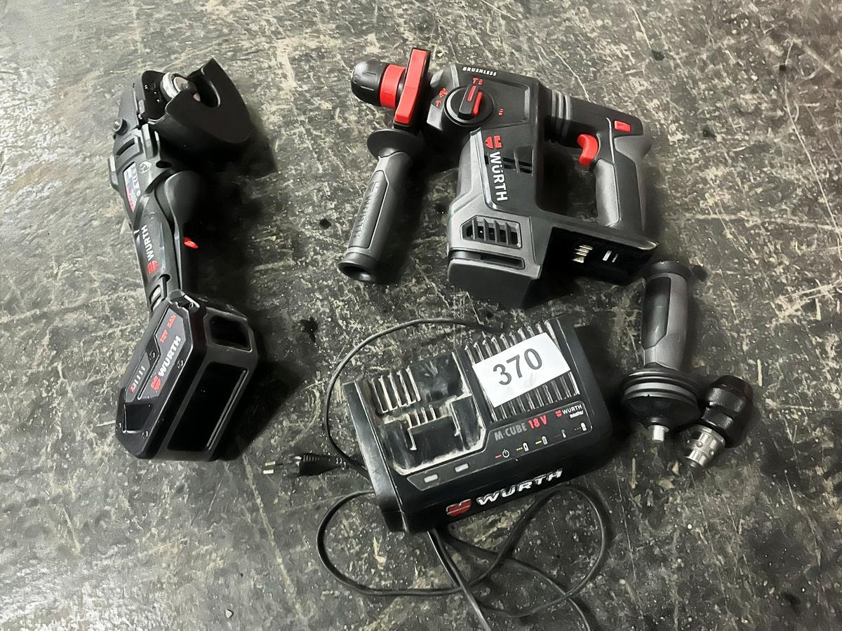 WÜRTH Set : Akku-Winkelschleifer ABS 18,Akku-Bohrhammer ABH 18 m.Akku,Ladegerät?d=2025-11-28 15:39:35