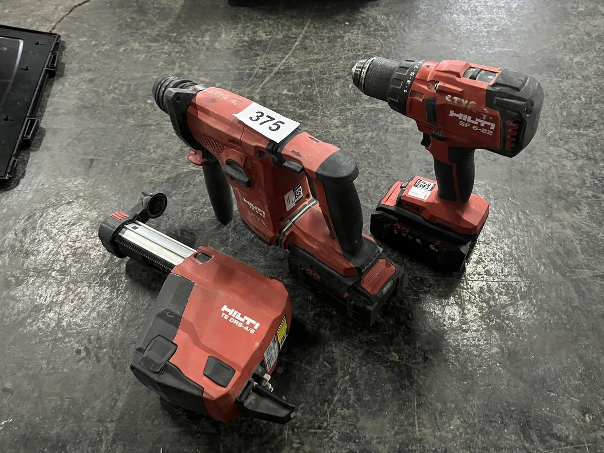 HILTI Akku-Set: 1 Akkubohrhammer TE 6 , 1 x Akkuschrauber?d=2025-11-28 15:39:38