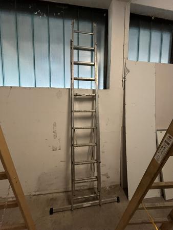 2-teilige Alu-,Auszugsleiter