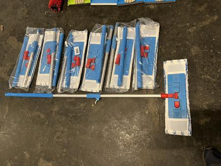 7 Stck  MOP Wischer neu mit Stiel