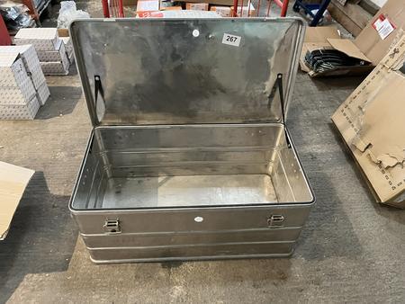 Alu-,Werkzeugkiste ohne Inhalt ca. 85/45 cm