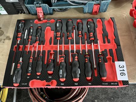 WRTH Schraubenzieherset Profi in Kassette