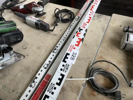 3 Stck Przions-,Messlatten fr Nivelliergert