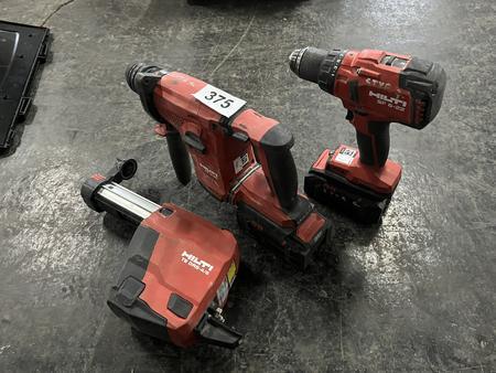 HILTI Akku-Set: 1 Akkubohrhammer TE 6 , 1 x Akkuschrauber