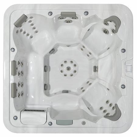 Whirlpool ViskanSpa Modell Lindö, 230x230cm, Wannenfarbe Sterling, Außenfarbe Alu weiß, inkl. Fernbedienung, Original verpackte Neuware Whirlpool ViskanSpa Modell Lindö, 230x230cm, Wannenfarbe Sterling, Außenfarbe Alu weiß, inkl. Fernbedienung, Original verpackte Neuware