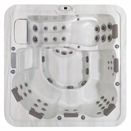 Whirlpool ViskanSpa Modell Asperö, 210x210cm, Wannenfarbe Glacier, Außenfarbe Alu weiß, inkl. Fernbedienung, Original verpackte Neuware Whirlpool ViskanSpa Modell Asperö, 210x210cm, Wannenfarbe Glacier, Außenfarbe Alu weiß, inkl. Fernbedienung, Original verpackte Neuware