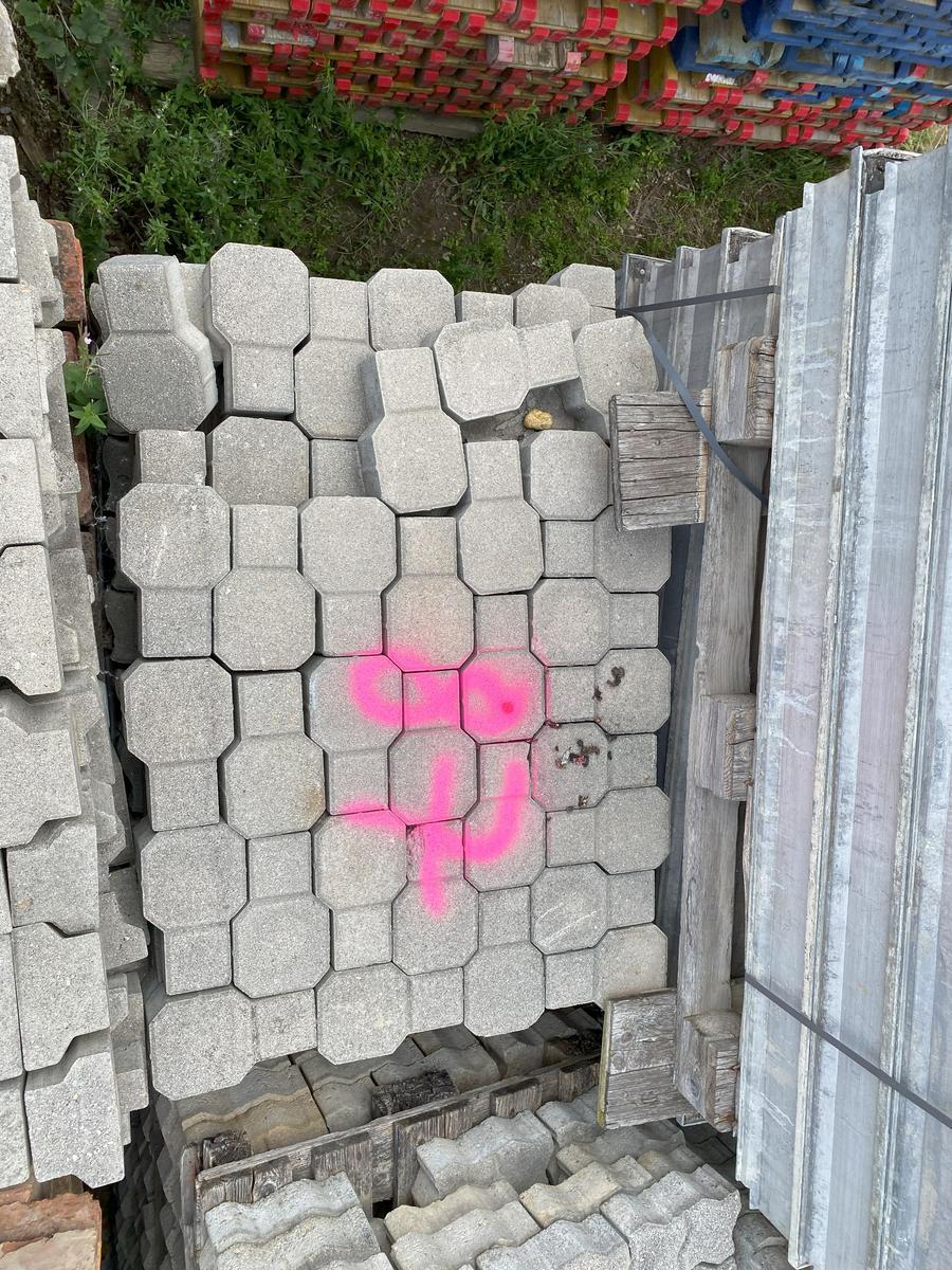 1/2 Palette Pflastersteine