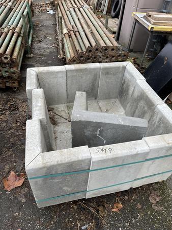 12 Stk. Winkelsteine 49x33x30cm