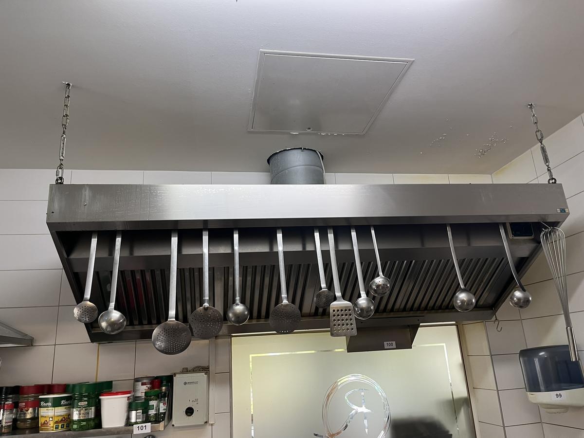 Dunstabzugshaube mit Motoreinheit ca.220/55/90 cm