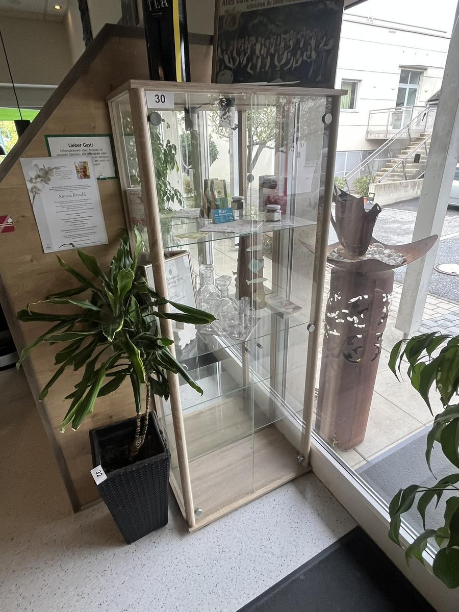 Glasvitrinenschrank ca.70/35/170 cm