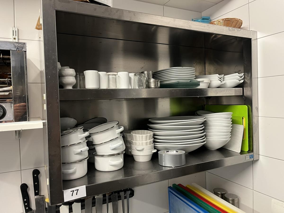 Edelstahl Hängeschrank ca. 100/60 cm