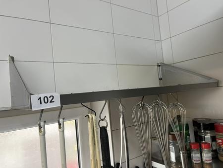 Hängeregal in Edelstahl ca. 100/40 cm Hängeregal in Edelstahl ca. 100/40 cm