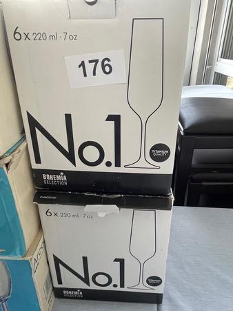 24 Stk. Sektgläser lang, 200ml 24 Stk. Sektgläser lang, 200ml