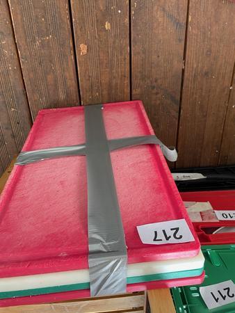 4 Stk. Schneidbretter, bunt 4 Stk. Schneidbretter, bunt