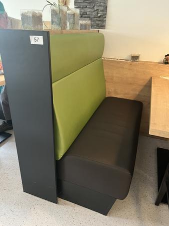 Bankmodul mit Lederbezug ca. 125/80/120 cm Bankmodul mit Lederbezug ca. 125/80/120 cm