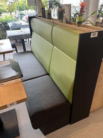 Bankmodul ca. 185/80/120 cm mit Lederbezug Bankmodul ca. 185/80/120 cm mit Lederbezug