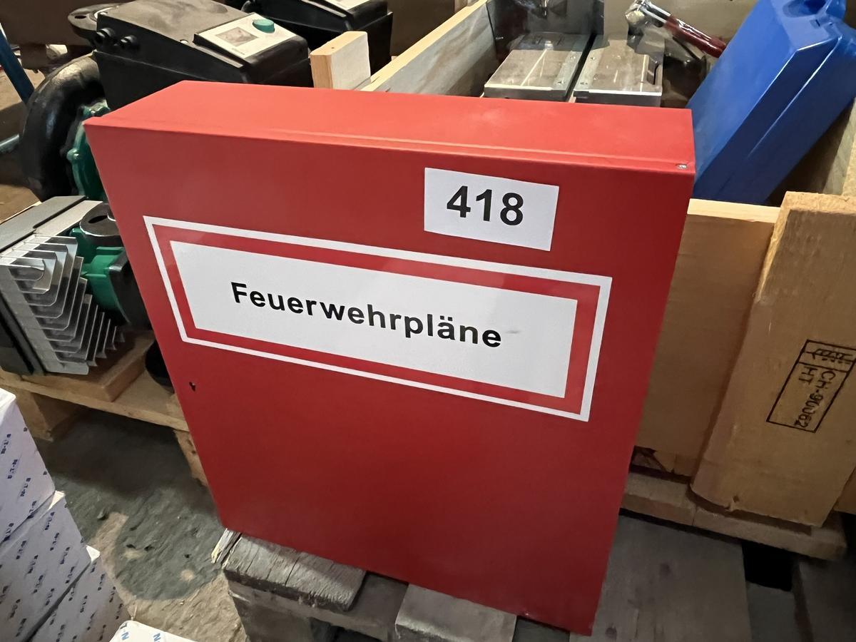 Feuerwehrplanschrank neu