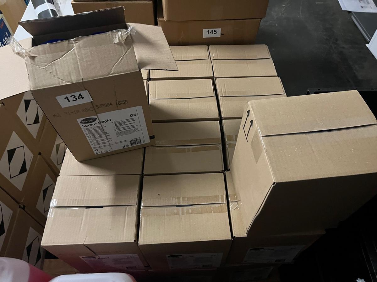 8 Karton à 6 Stk. Suma Rapid Glasreiniger, 0.75L