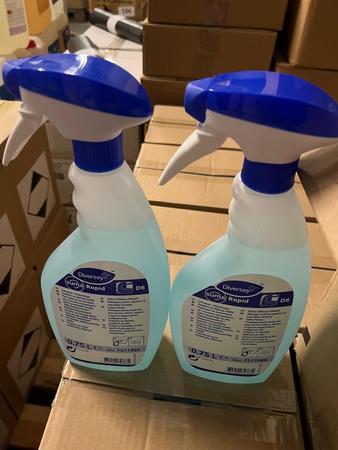 9 Karton  6 Stk. Suma Rapid Glasreiniger, 0.75L