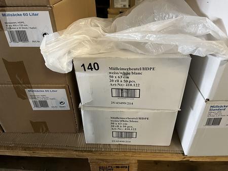 20 Rollen  50 Stk. Mlleimerbeutel, 50x63cm
