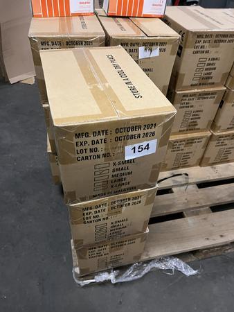 3 Karton Qualatex Latex Handschuhe, je 10 Pakete  100 Handschuhe, Small