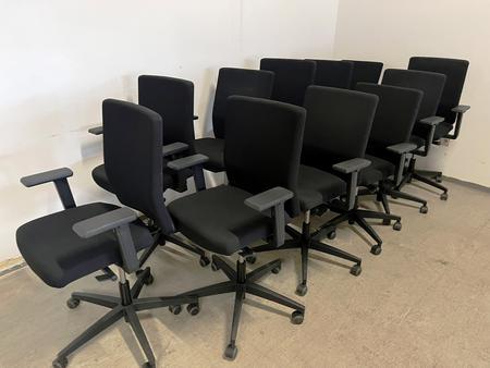 VIASIT Brodrehstuhl, mit Sitz- und Hhenverstellung, schwarz, 1. Wahl