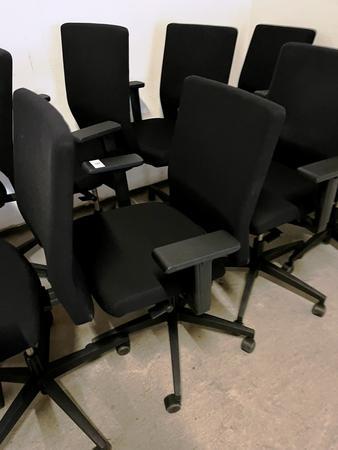 VIASIT Brodrehstuhl, mit Sitz- und Hhenverstellung, schwarz, 1. Wahl