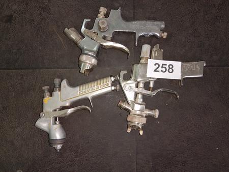 3 Stk. SATA Lackierpistolen