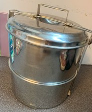 4 Stk. Transportbehälter Edelstahl, Rostfrei, 30 cm Durchmesser, 30 cm Höhe?d=2025-12-03 22:28:50