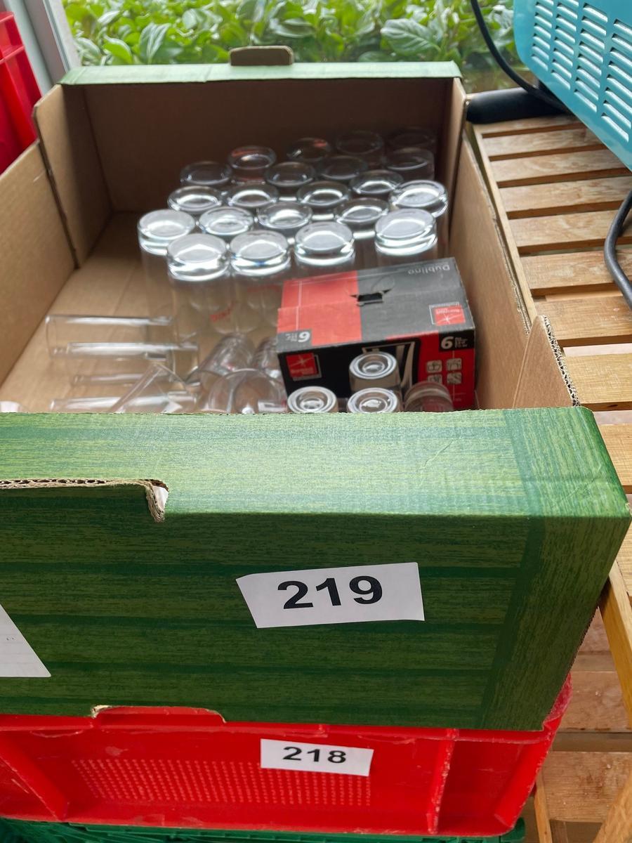 47 Stk. Schnapsläser/Wasserläser