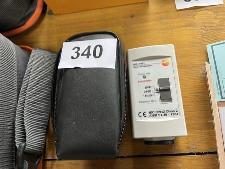 TESTO Sound Calibrator - Schallpegelkalibrator TESTO Sound Calibrator - Schallpegelkalibrator