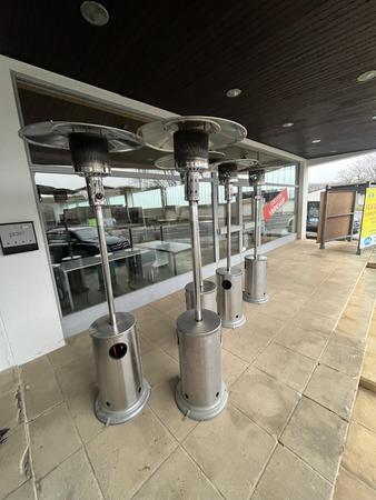 1 Stk. Terrassenheizstrahler, 12 kW, Propan/Butan, 50 mbar