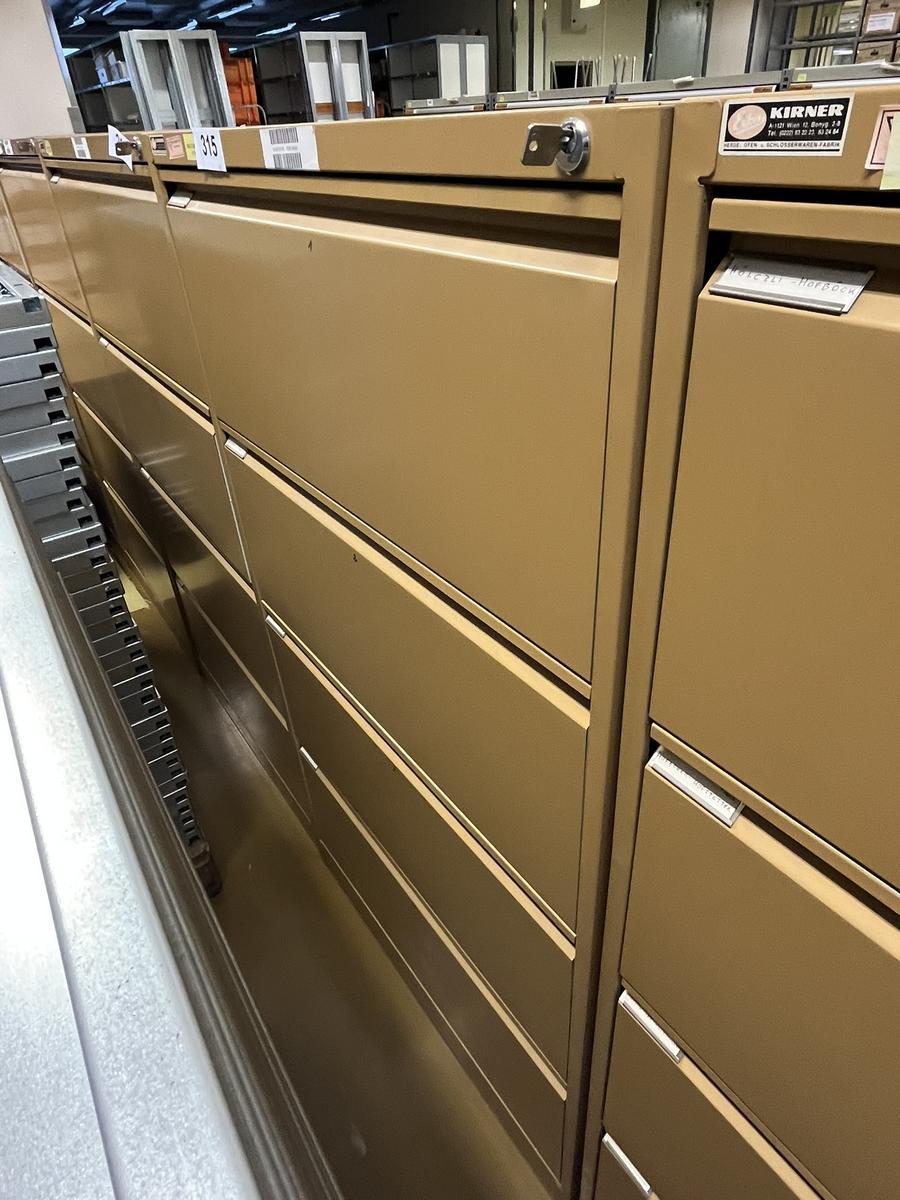 Blech - Werkzeugschrank mit 3 Auszugsladen, 140x52x65cm