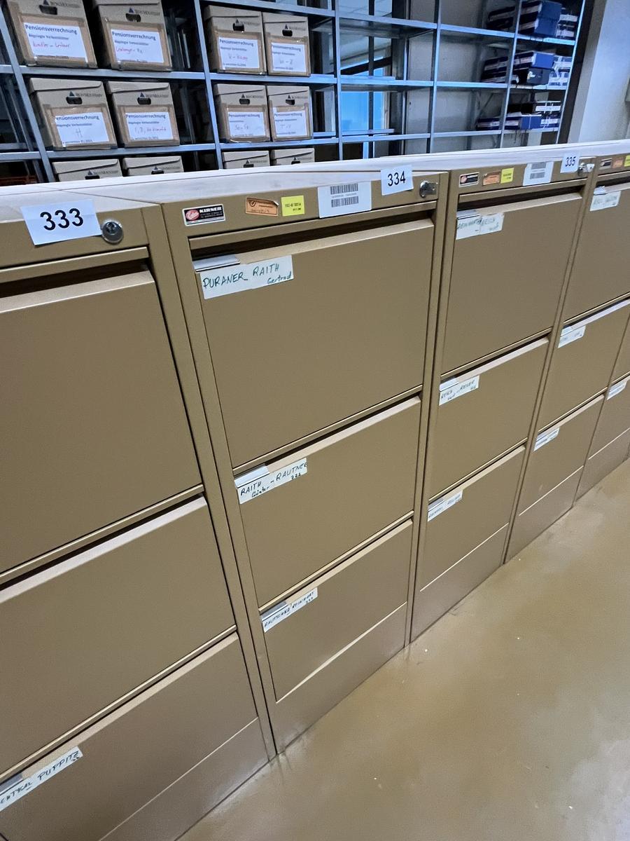 Blech - Werkzeugschrank mit 3 Auszugsladen, 140x80x65cm