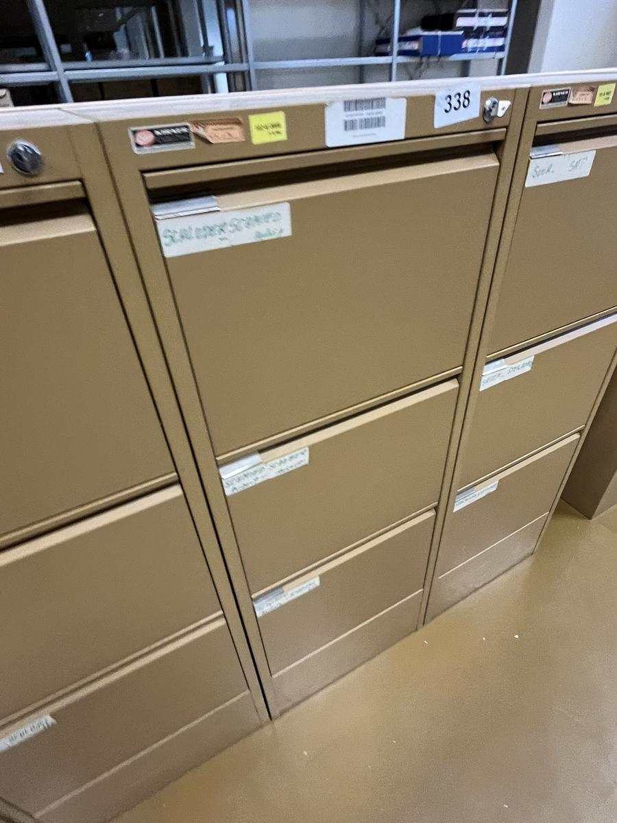 Blech - Werkzeugschrank mit 3 Auszugsladen, 140x80x65cm