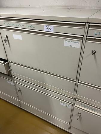 Bene 6ladiger Auszugsschrank, ca. 127x70x7cm Bene 6ladiger Auszugsschrank, ca. 127x70x7cm