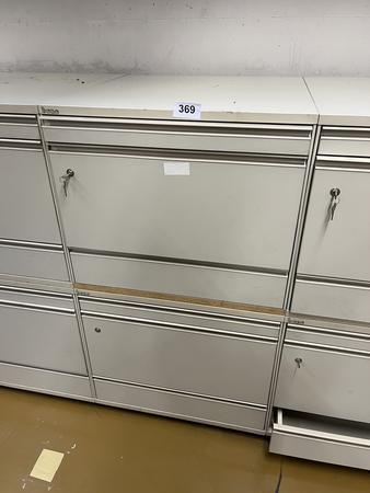 Bene 6ladiger Auszugsschrank, ca. 127x70x7cm Bene 6ladiger Auszugsschrank, ca. 127x70x7cm