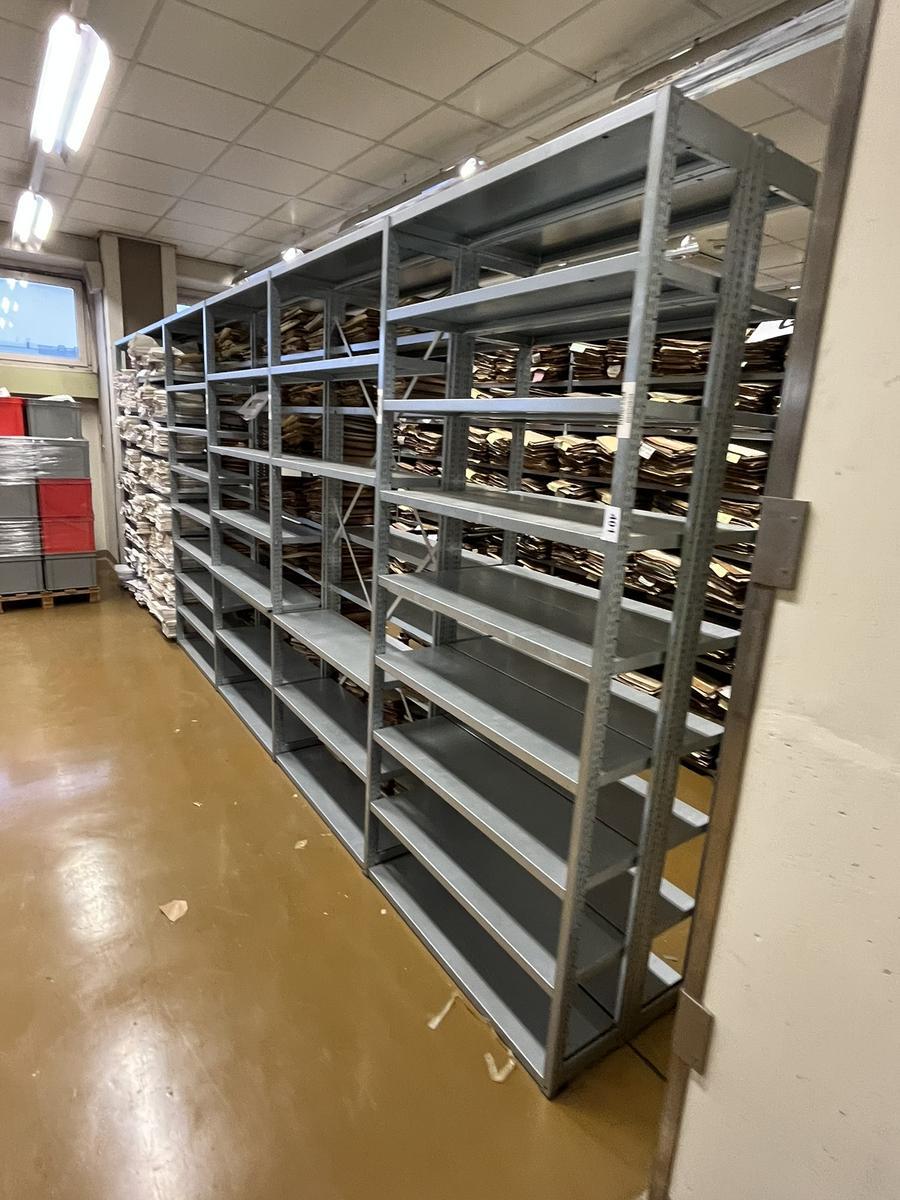 ca. 5.8 Laufmeter Steckregalanlage mit Fachb&ouml;den, 60cm tief, 224cm hoch?d=2025-12-17 18:27:07