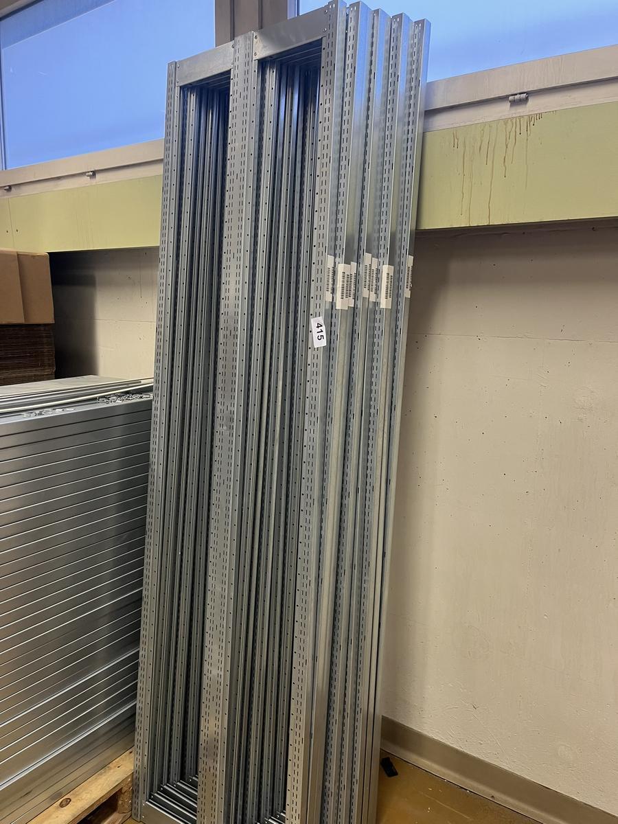 ca. 7.8 Laufmeter Steckregalanlage mit Fachb&ouml;den, 60cm tief, 224cm hoch