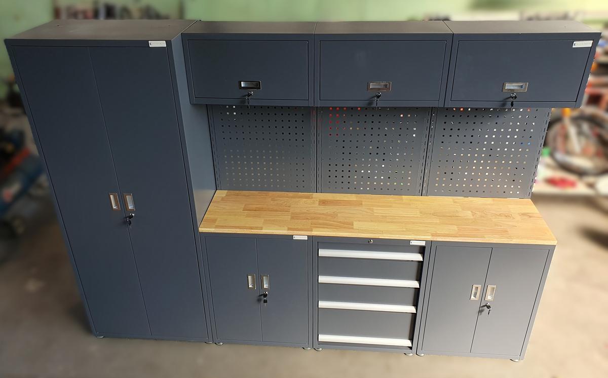 Werkstattschrank, L/H/T ca.2600x1900x460mm