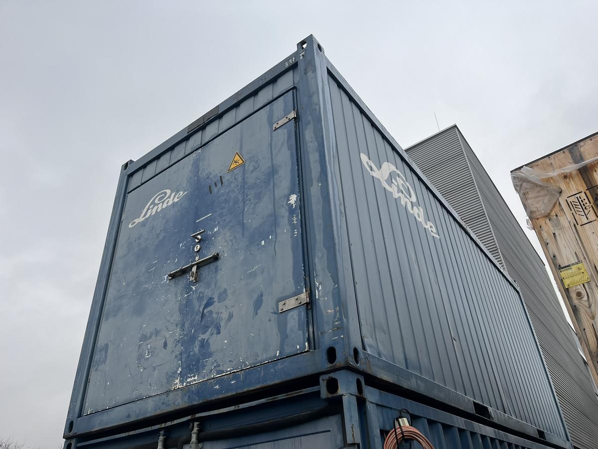 Containex B&uuml;ro-Lagercontainer mit Doppelt&uuml;re, Fenster stirnseitig, Elektroinstallation, Alu Riffelblech Boden, 6055x2435x2590mm, isoliert?d=2025-12-22 19:46:05