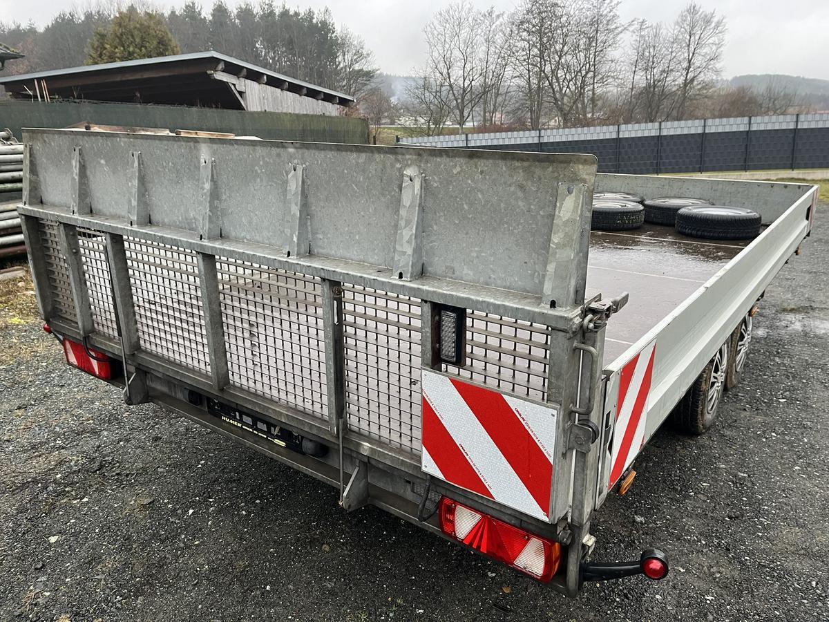 Humer Zentralachsanh&auml;nger Typ BKL3548, Kipper, 7390x2500mm, mit Laderampe, siehe Typenscheinkopie im Downloadbereich, Zug&ouml;se PKW und LKW